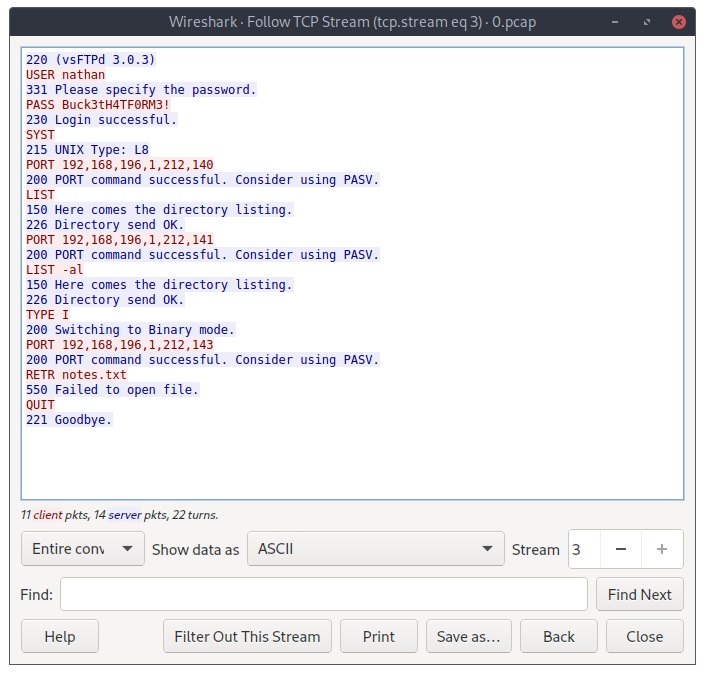 wireshark-ftp